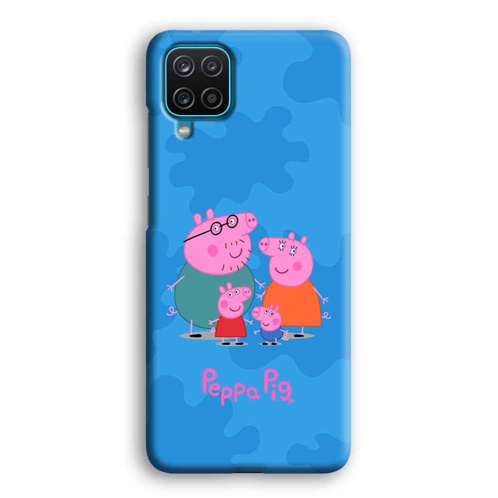 Peppa Pig Great Family Samsung Galaxy A12 Case-Oxvistore