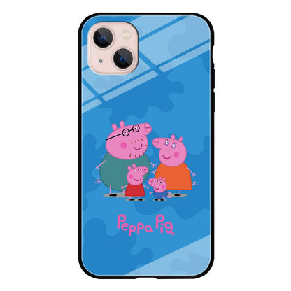 Peppa Pig Great Family iPhone 14 Plus Case-Oxvistore