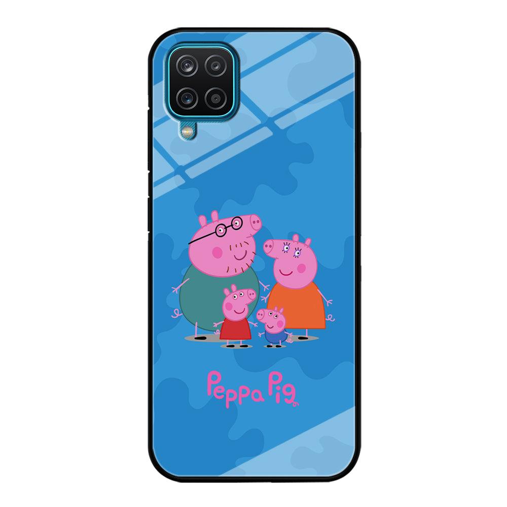 Peppa Pig Great Family Samsung Galaxy A12 Case-Oxvistore