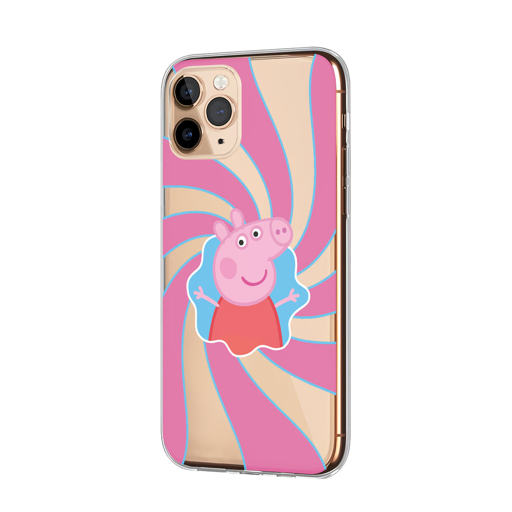 Peppa Pig Make Everyone Happy Clear Soft Case