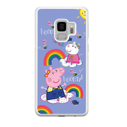 Peppa Pig Rainbow Hip Hop Samsung Galaxy S9 Case-Oxvistore