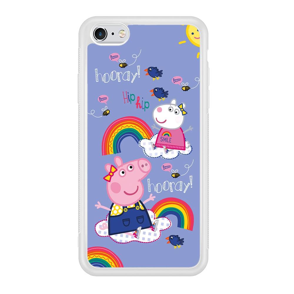 Peppa Pig Rainbow Hip Hop iPhone 6 Plus | 6s Plus Case-Oxvistore