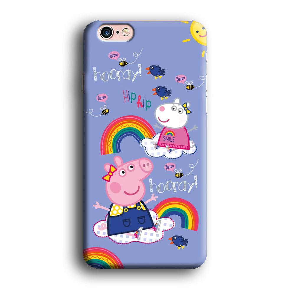 Peppa Pig Rainbow Hip Hop iPhone 6 | 6s Case-Oxvistore