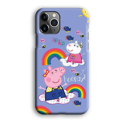 Peppa Pig Rainbow Hip Hop iPhone 12 Pro Max Case-Oxvistore