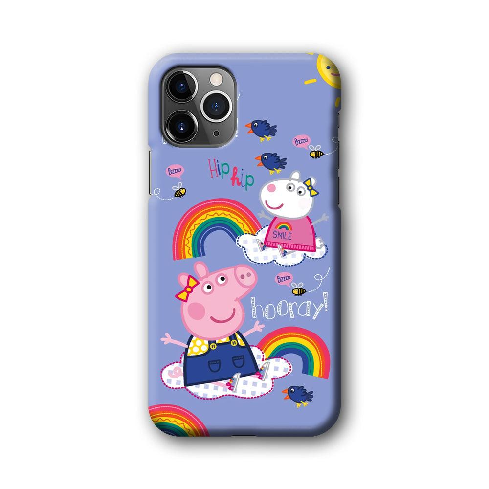 Peppa Pig Rainbow Hip Hop iPhone 11 Pro Case-Oxvistore