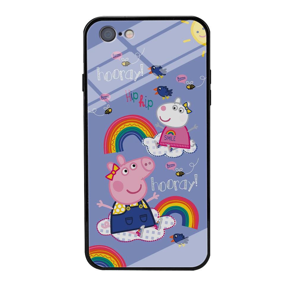 Peppa Pig Rainbow Hip Hop iPhone 6 | 6s Case-Oxvistore