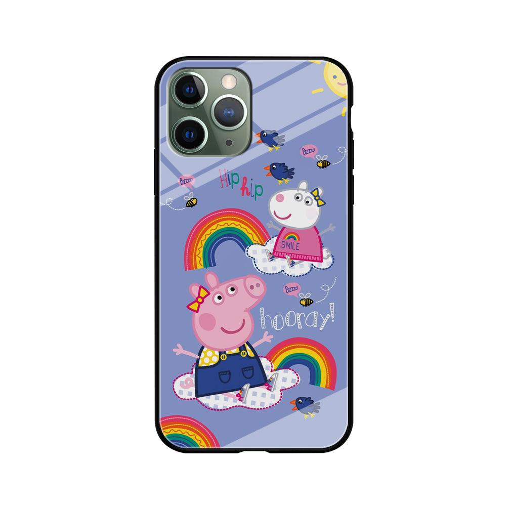 Peppa Pig Rainbow Hip Hop iPhone 11 Pro Case-Oxvistore