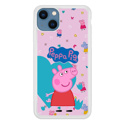 Peppa Pig Smile Always On iPhone 14 Plus Case-Oxvistore