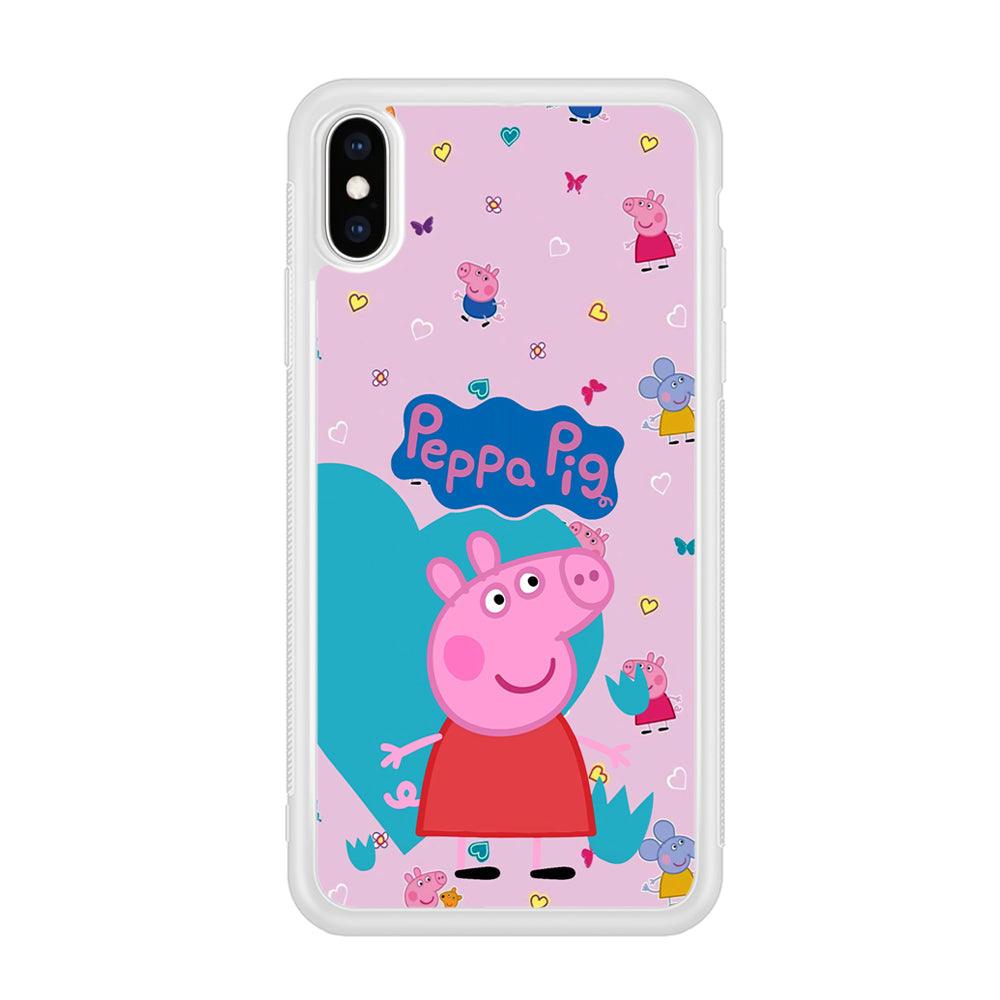 Peppa Pig Smile Always On iPhone Xs Max Case-Oxvistore