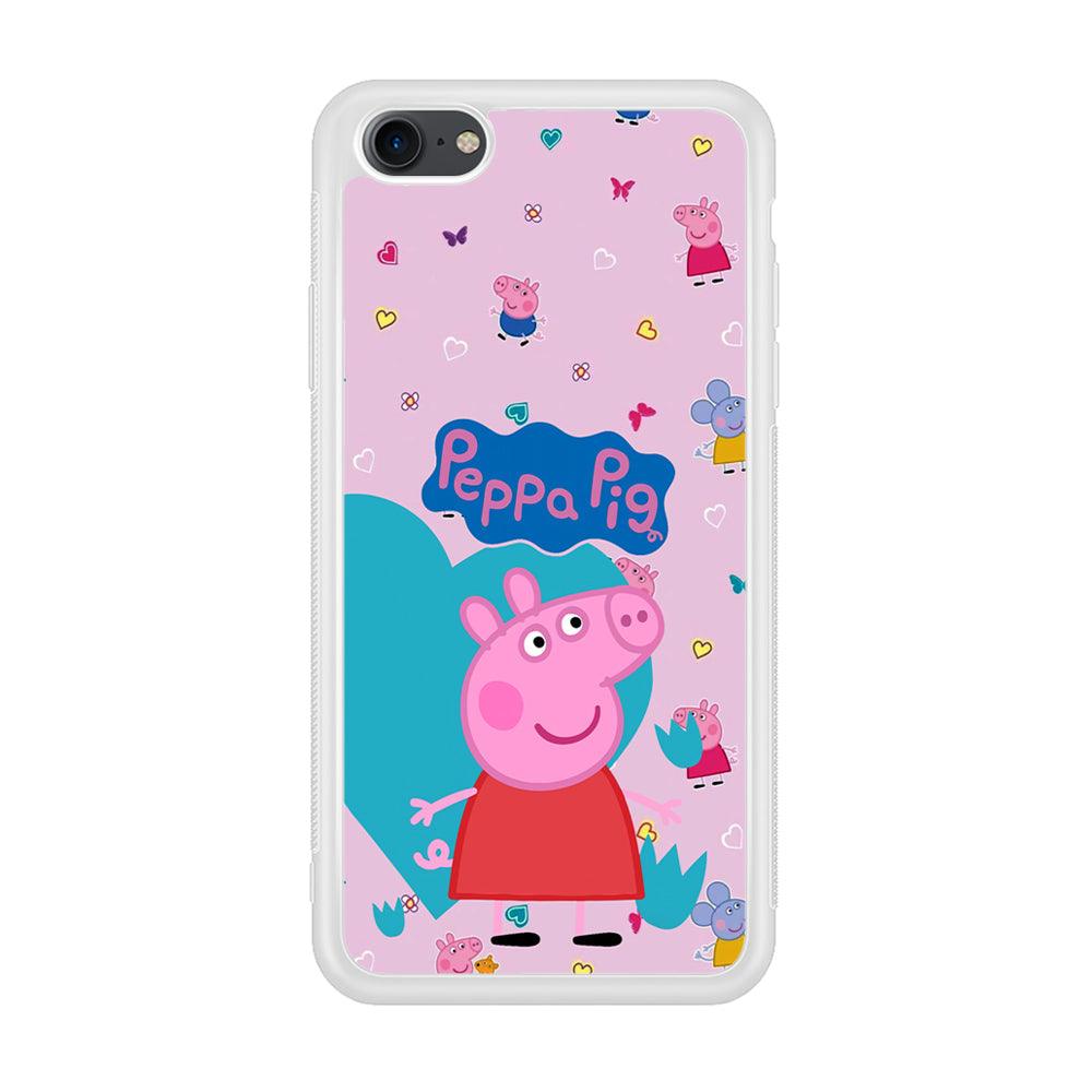 Peppa Pig Smile Always On iPhone 8 Case-Oxvistore