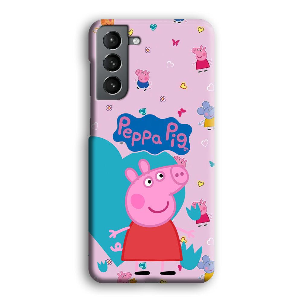 Peppa Pig Smile Always On Samsung Galaxy S21 Plus Case-Oxvistore