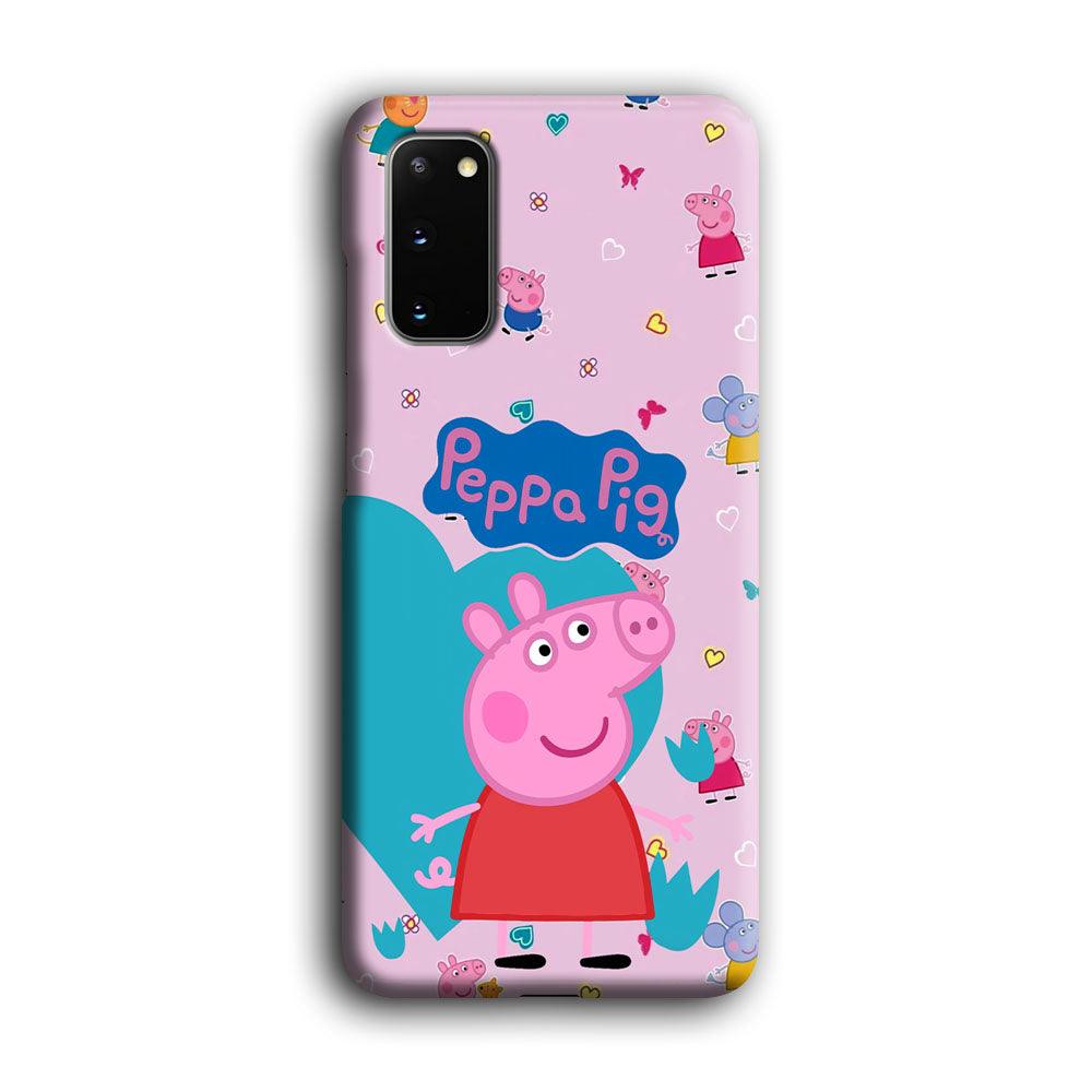 Peppa Pig Smile Always On Samsung Galaxy S20 Case-Oxvistore