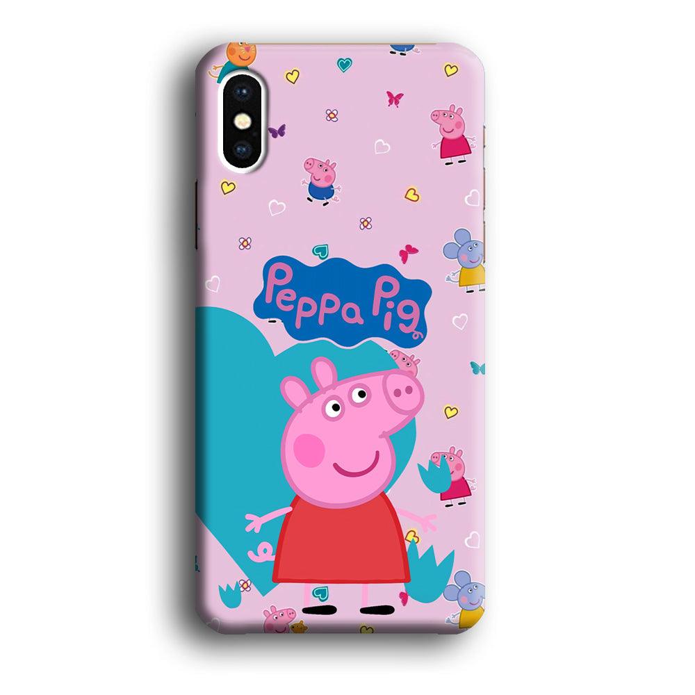 Peppa Pig Smile Always On iPhone Xs Max Case-Oxvistore