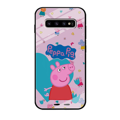 Peppa Pig Smile Always On Samsung Galaxy S10 Case-Oxvistore