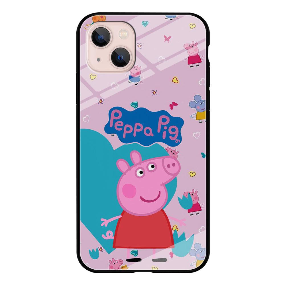 Peppa Pig Smile Always On iPhone 15 Plus Case-Oxvistore