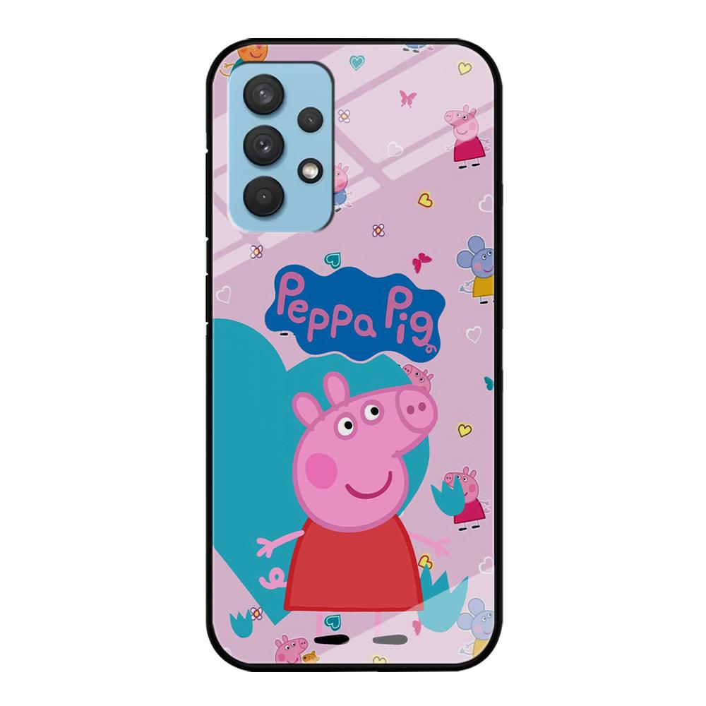 Peppa Pig Smile Always On Samsung Galaxy A32 Case-Oxvistore