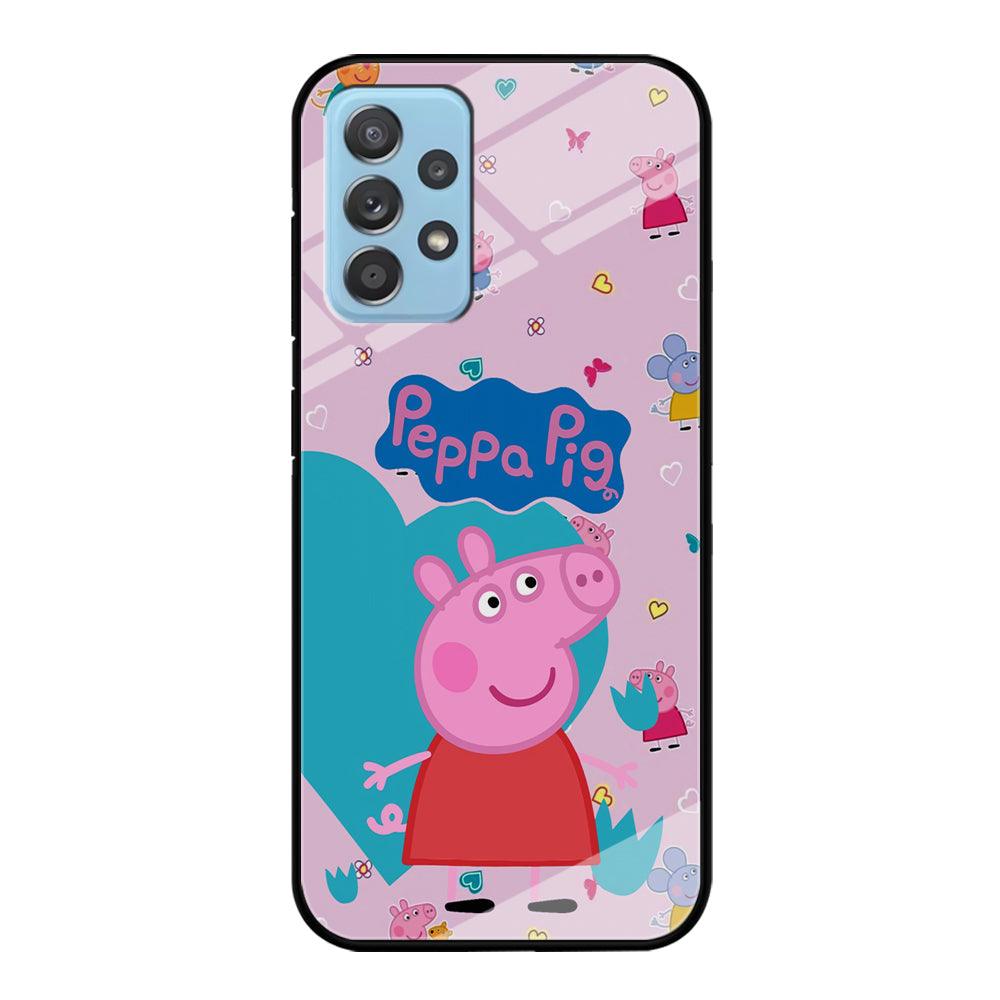 Peppa Pig Smile Always On Samsung Galaxy A52 Case-Oxvistore