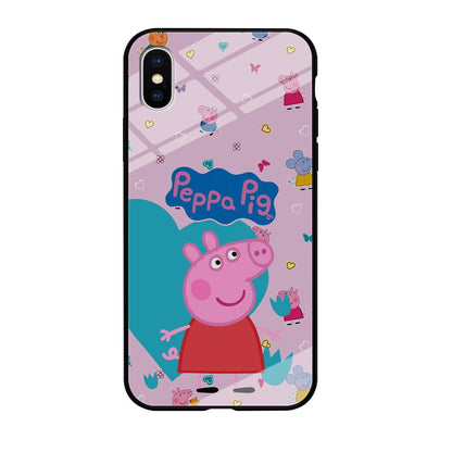 Peppa Pig Smile Always On iPhone Xs Max Case-Oxvistore