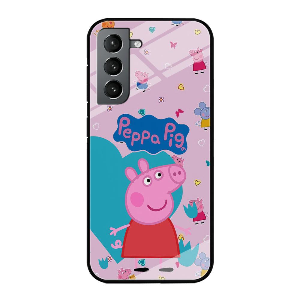 Peppa Pig Smile Always On Samsung Galaxy S21 Plus Case-Oxvistore