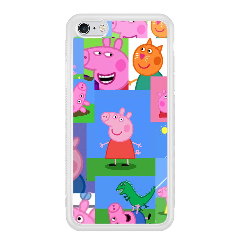 Peppa Pig Smiley Pic Collage iPhone 6 | 6s Case-Oxvistore