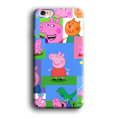 Peppa Pig Smiley Pic Collage iPhone 6 | 6s Case-Oxvistore