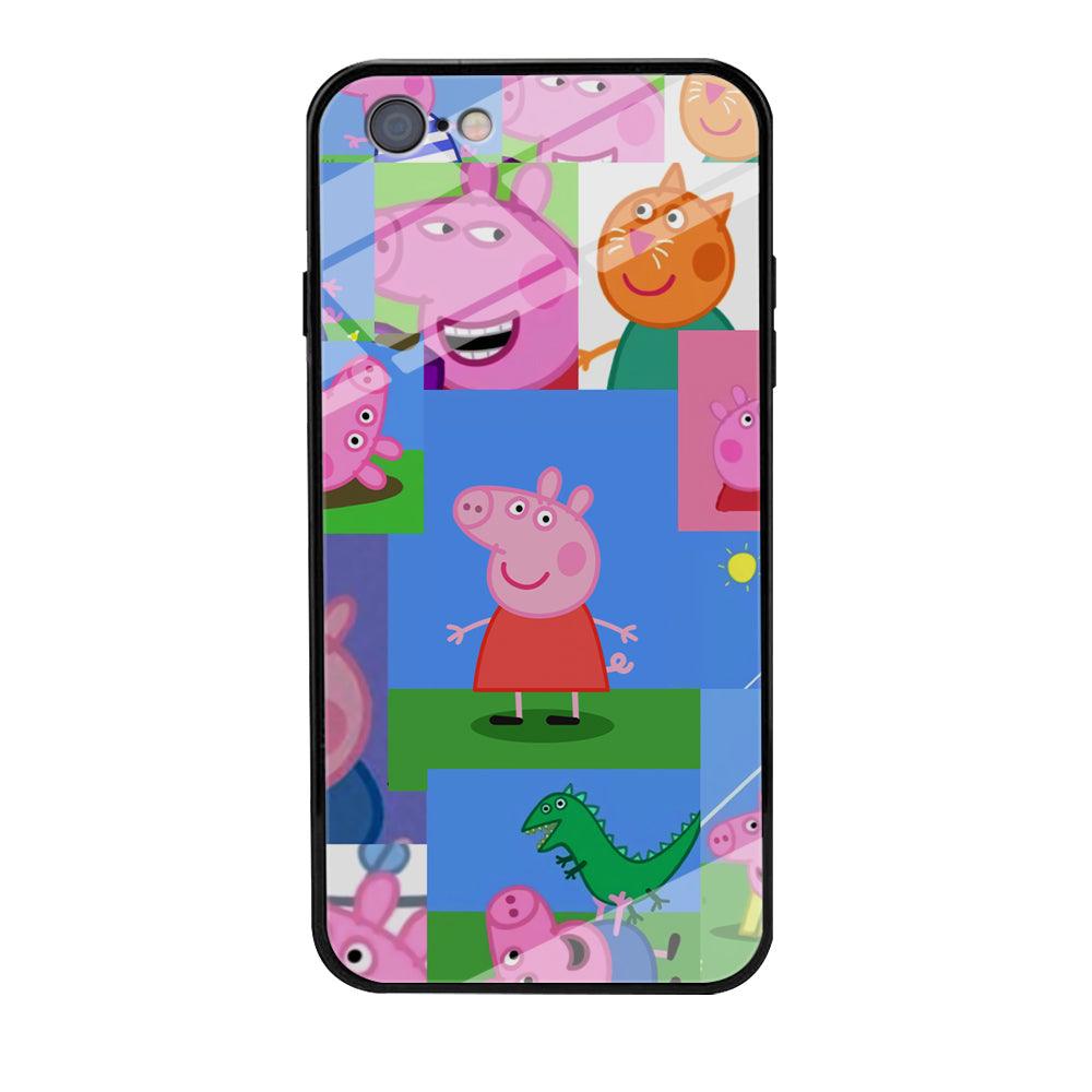 Peppa Pig Smiley Pic Collage iPhone 6 | 6s Case-Oxvistore