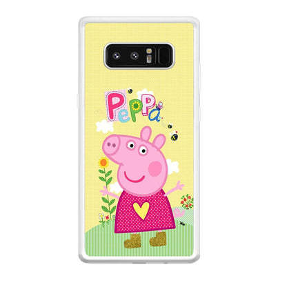 Peppa Pig Sunday Gardening Samsung Galaxy Note 8 Case-Oxvistore