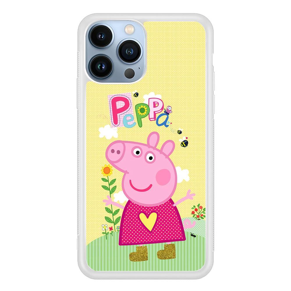 Peppa Pig Sunday Gardening iPhone 14 Pro Max Case-Oxvistore