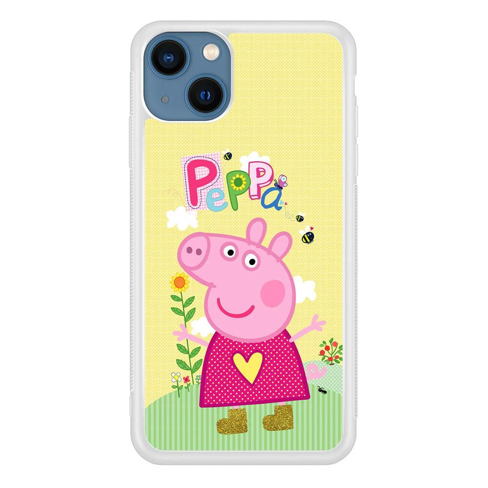 Peppa Pig Sunday Gardening iPhone 15 Plus Case-Oxvistore