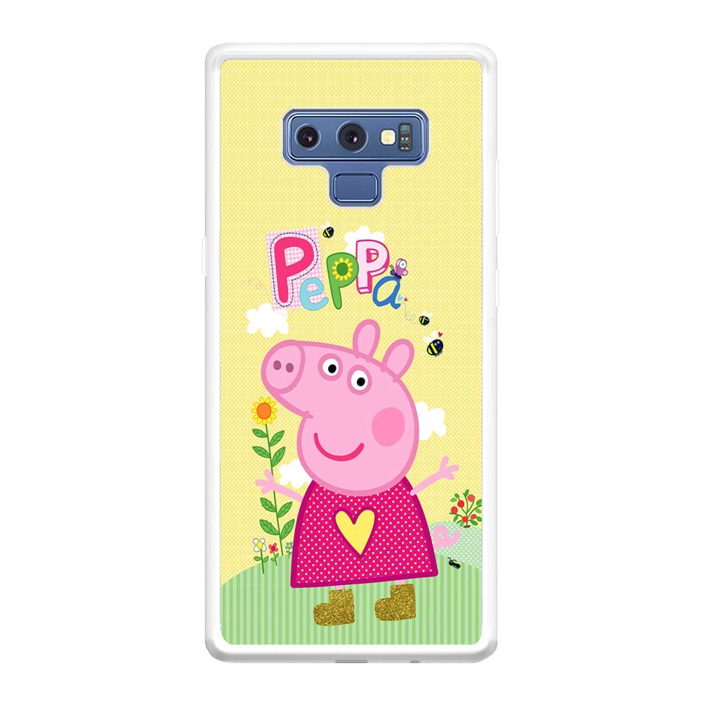 Peppa Pig Sunday Gardening Samsung Galaxy Note 9 Case-Oxvistore