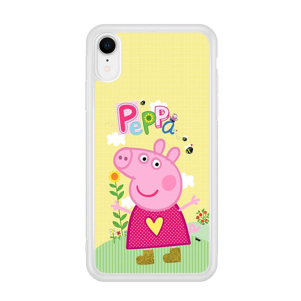 Peppa Pig Sunday Gardening iPhone XR Case-Oxvistore