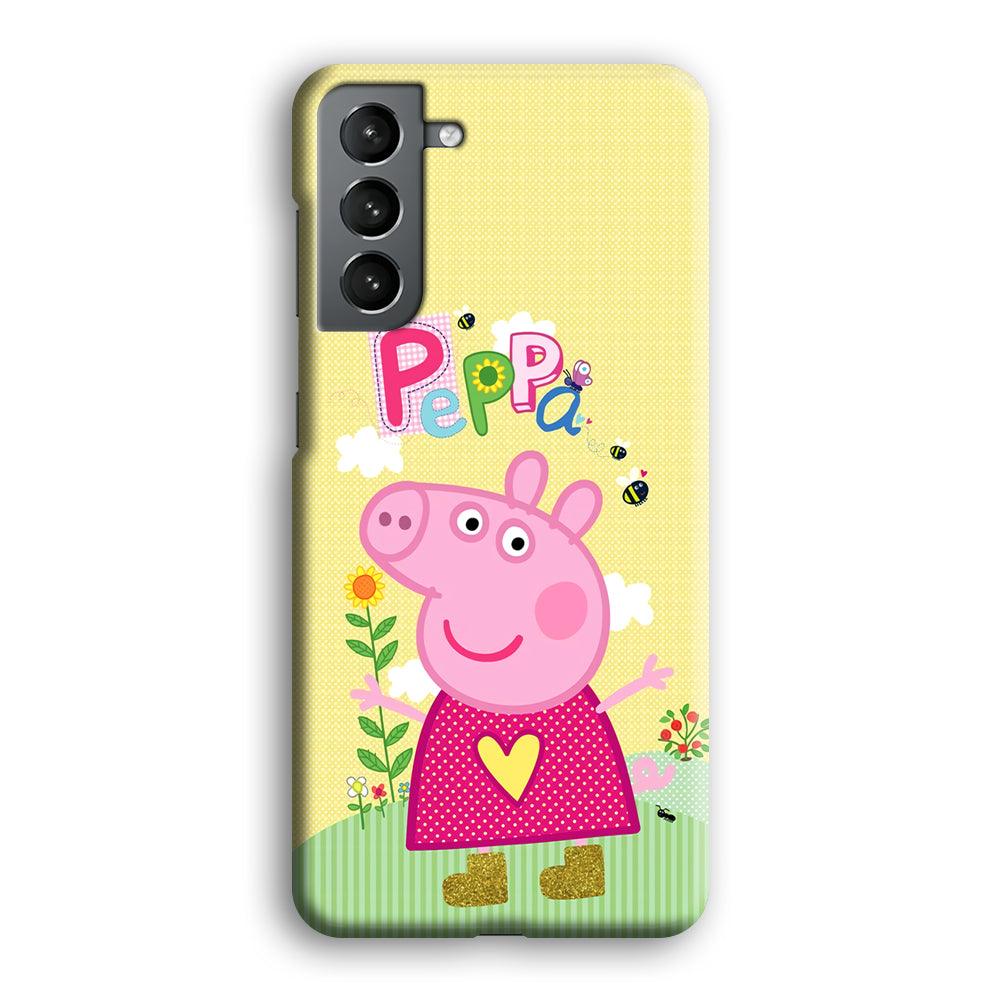 Peppa Pig Sunday Gardening Samsung Galaxy S21 Case-Oxvistore