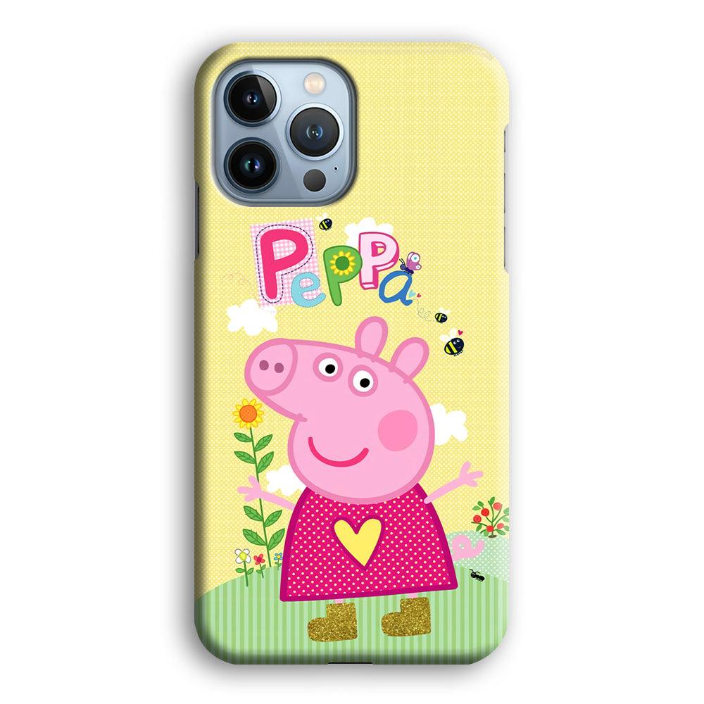 Peppa Pig Sunday Gardening iPhone 15 Pro Max Case-Oxvistore