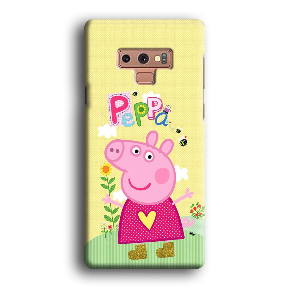 Peppa Pig Sunday Gardening Samsung Galaxy Note 9 Case-Oxvistore