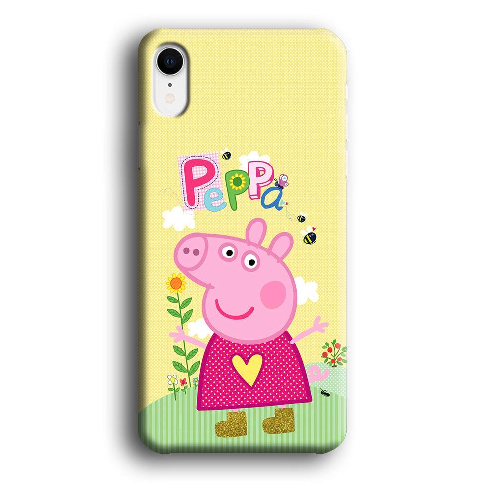 Peppa Pig Sunday Gardening iPhone XR Case-Oxvistore