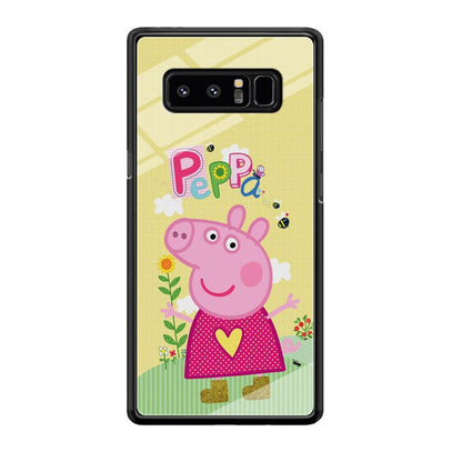 Peppa Pig Sunday Gardening Samsung Galaxy Note 8 Case-Oxvistore