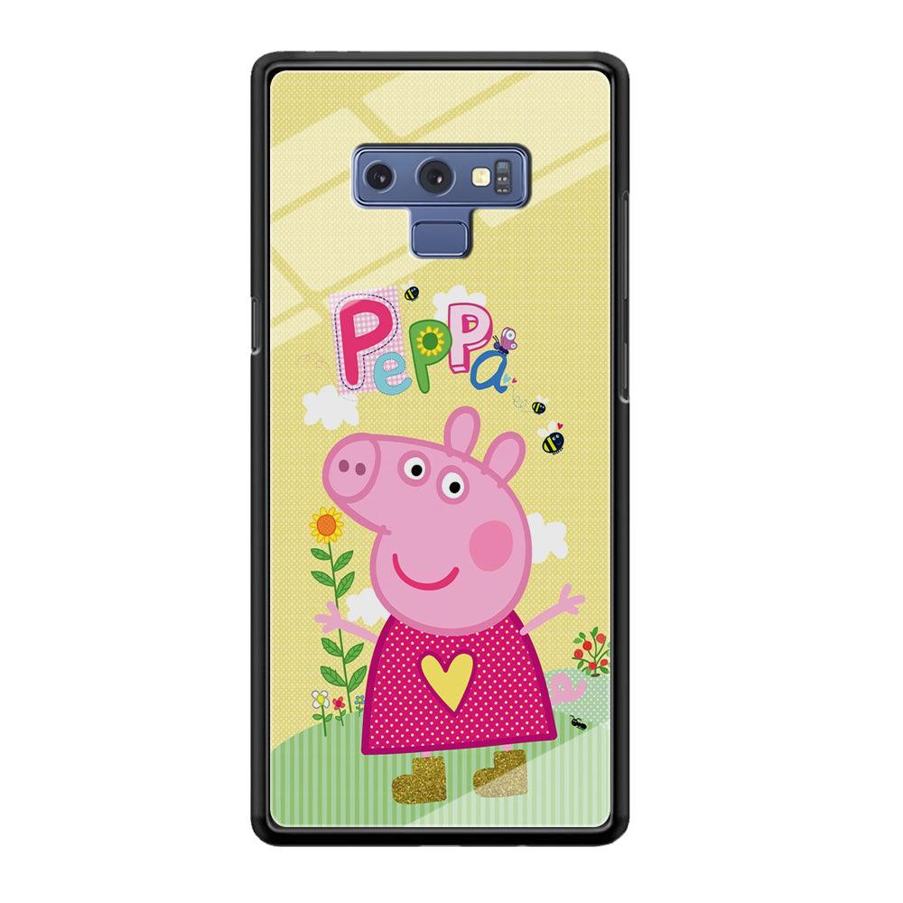 Peppa Pig Sunday Gardening Samsung Galaxy Note 9 Case-Oxvistore