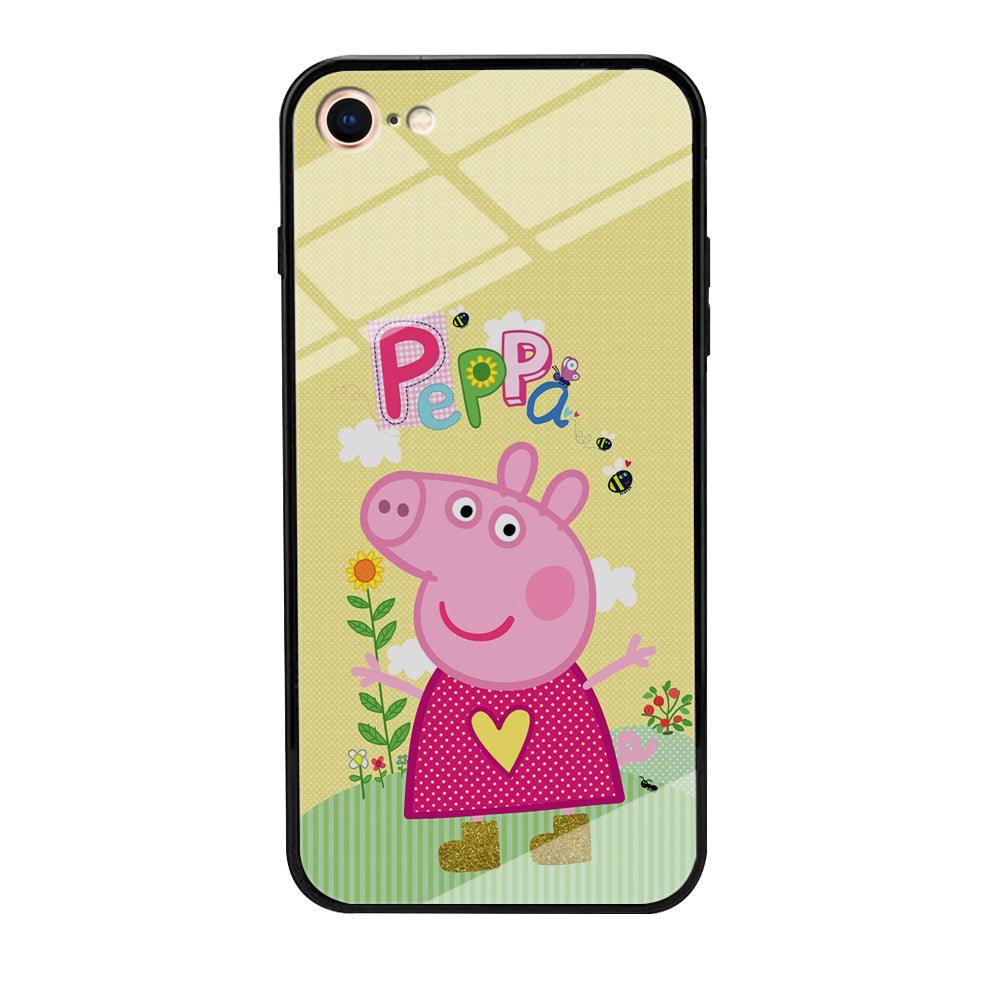 Peppa Pig Sunday Gardening iPhone 8 Case-Oxvistore