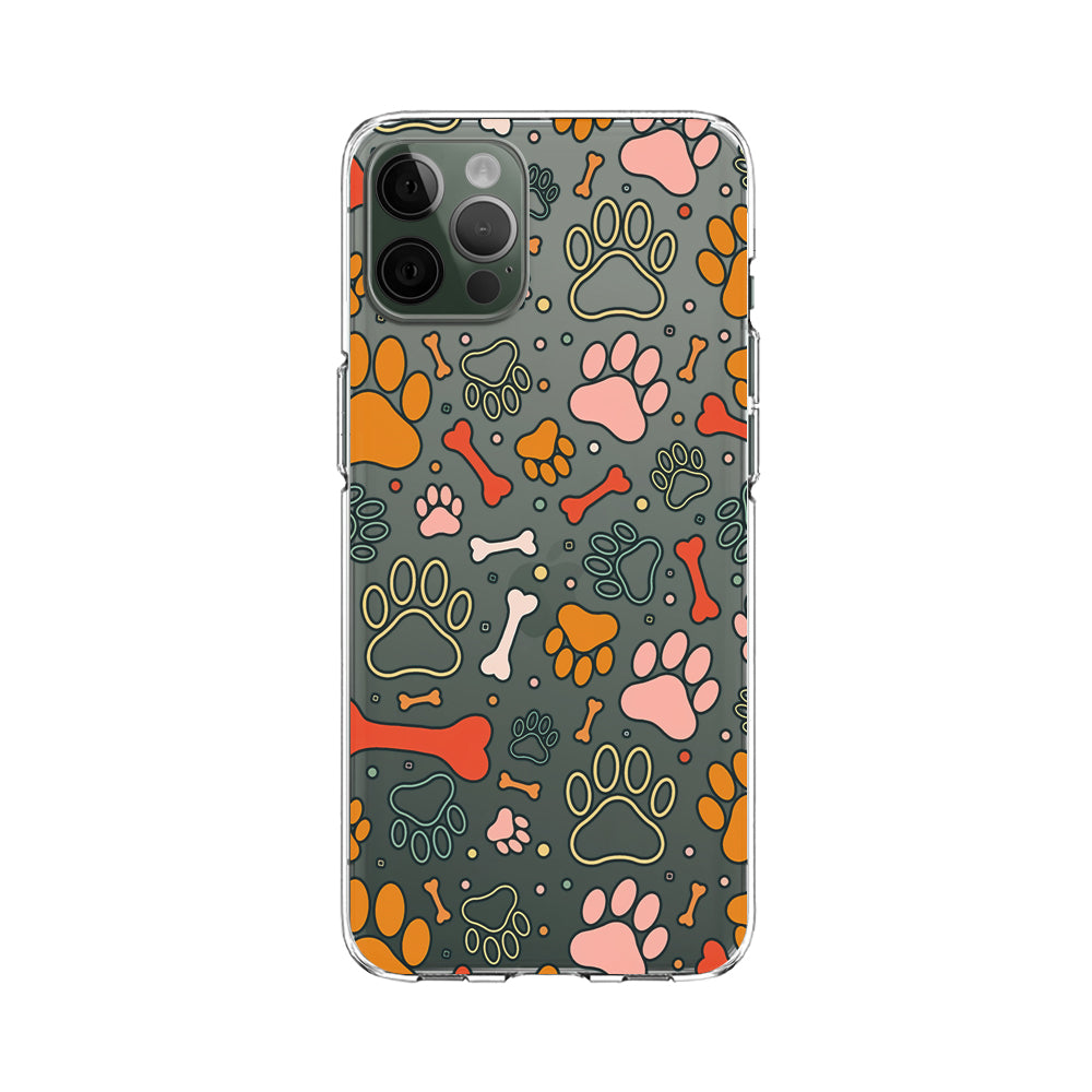 Pet Paw Colorful Clear Soft Case