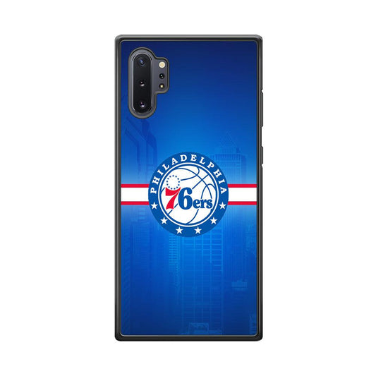 Philadelphia 76ers Bluish Shadow Samsung Galaxy Note 10 Plus Case-Oxvistore