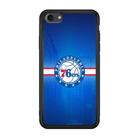 Philadelphia 76ers Bluish Shadow iPhone 8 Case-Oxvistore