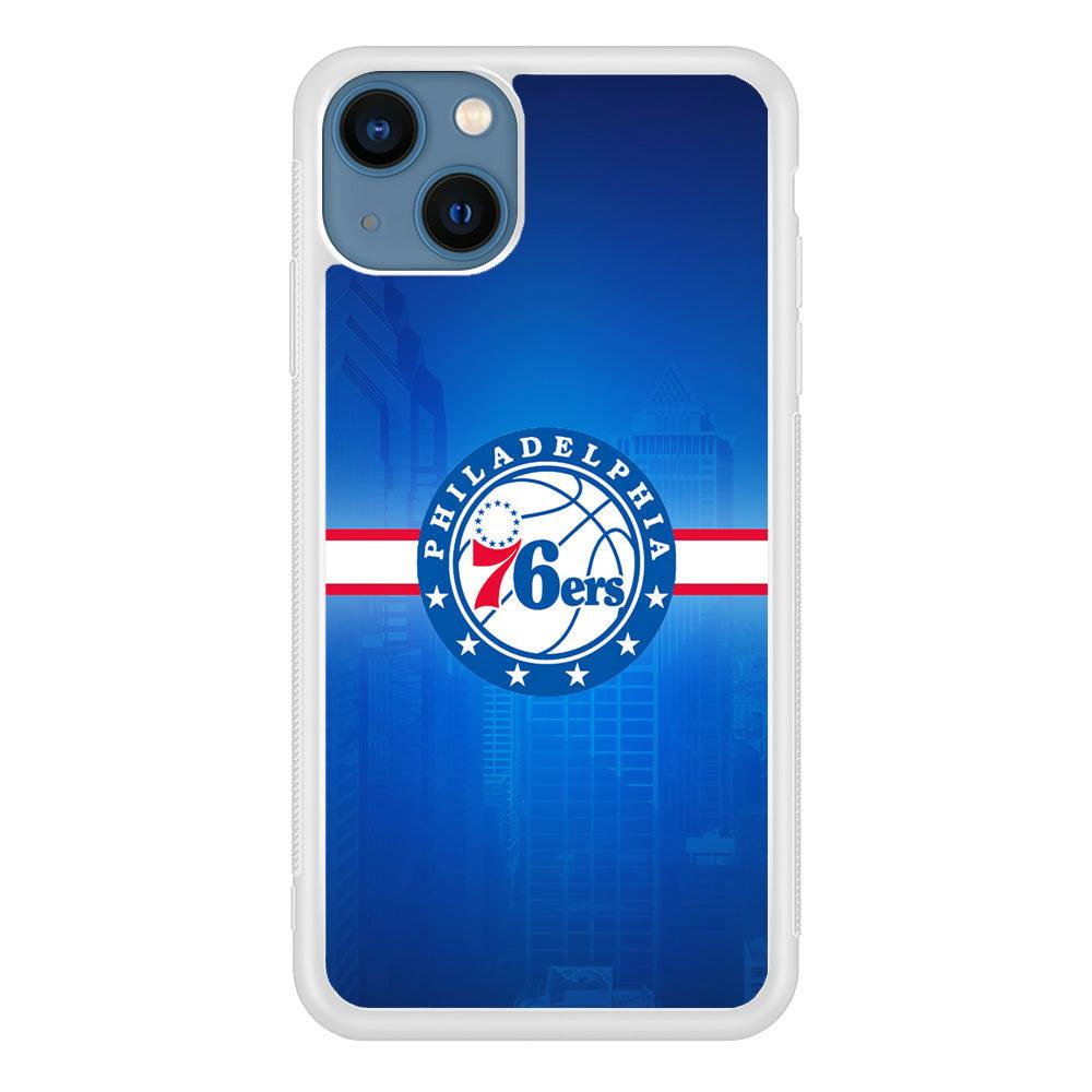 Philadelphia 76ers Bluish Shadow iPhone 14 Case-Oxvistore