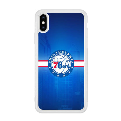 Philadelphia 76ers Bluish Shadow iPhone Xs Max Case-Oxvistore