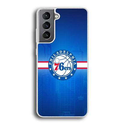 Philadelphia 76ers Bluish Shadow Samsung Galaxy S21 Case-Oxvistore