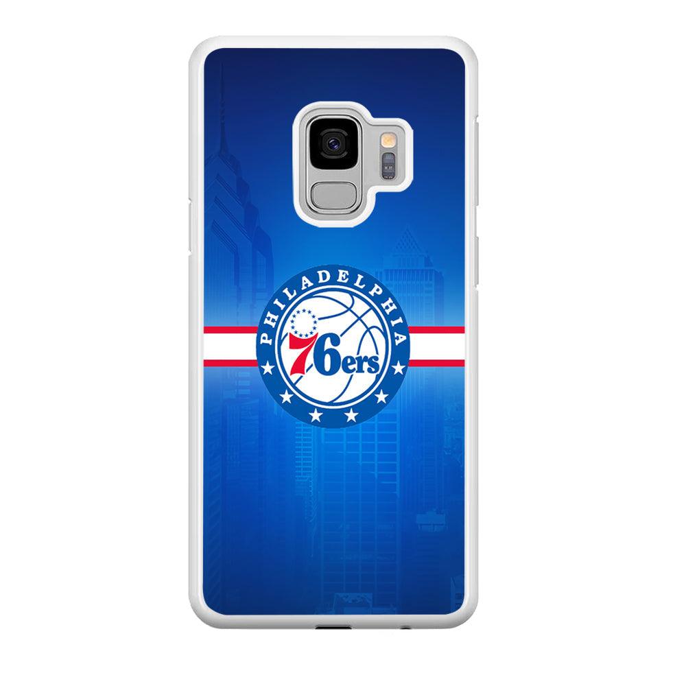 Philadelphia 76ers Bluish Shadow Samsung Galaxy S9 Case-Oxvistore