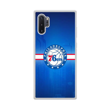 Philadelphia 76ers Bluish Shadow Samsung Galaxy Note 10 Plus Case-Oxvistore