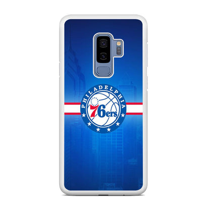 Philadelphia 76ers Bluish Shadow Samsung Galaxy S9 Plus Case-Oxvistore