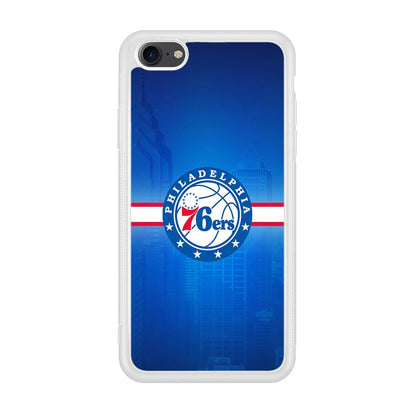 Philadelphia 76ers Bluish Shadow iPhone 8 Case-Oxvistore