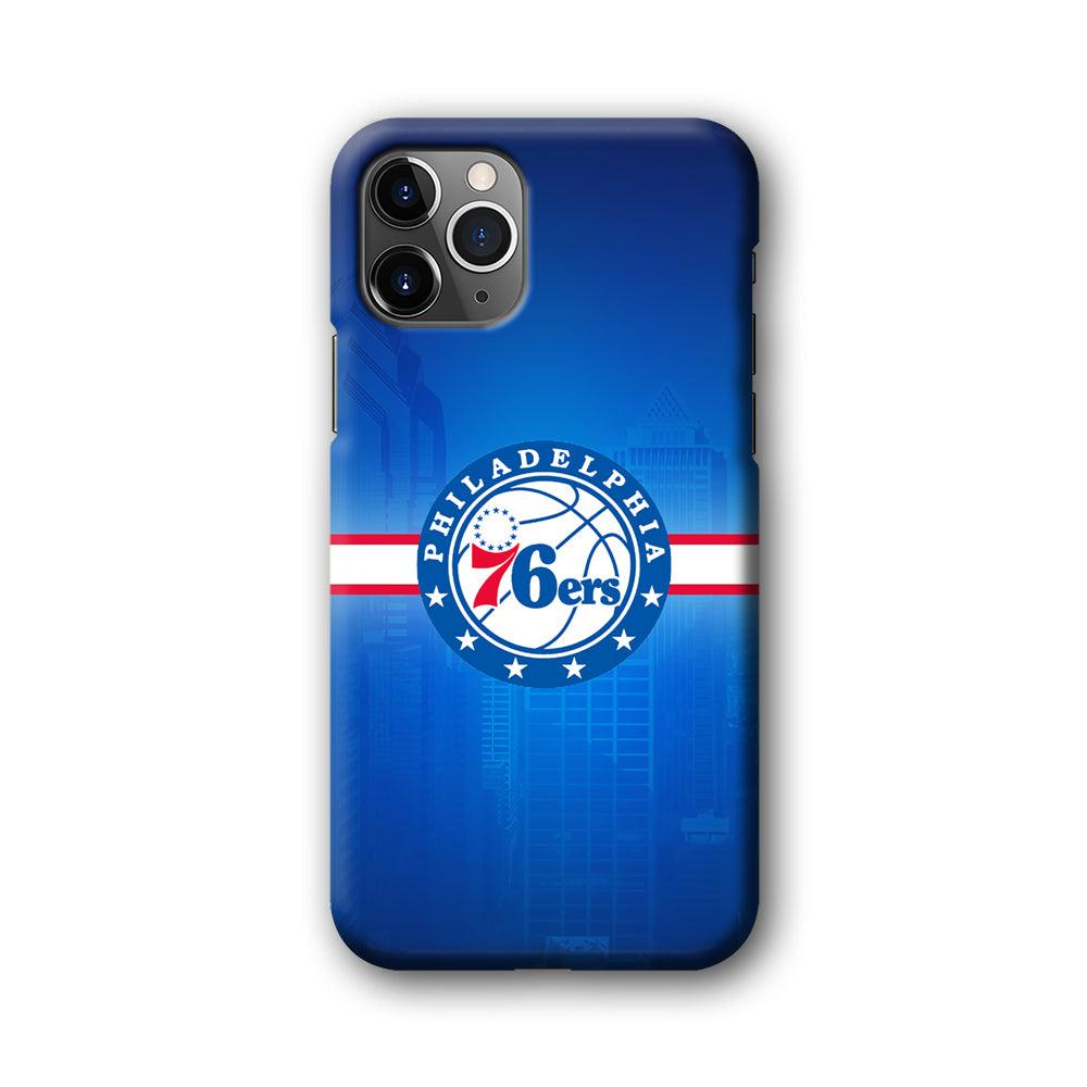 Philadelphia 76ers Bluish Shadow iPhone 11 Pro Max Case-Oxvistore