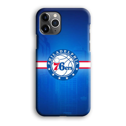 Philadelphia 76ers Bluish Shadow iPhone 12 Pro Max Case-Oxvistore